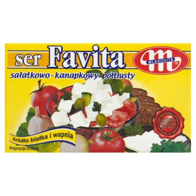 Feta type cheese Favita 12% (yellow pack), 270 g